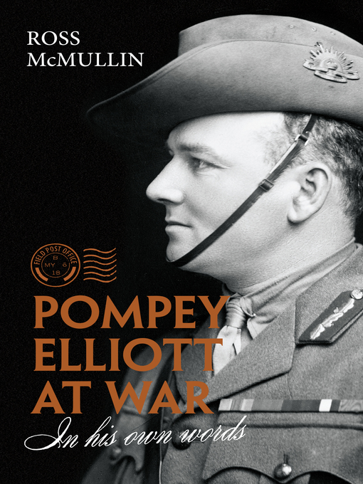 Cover image for Pompey Elliott at War